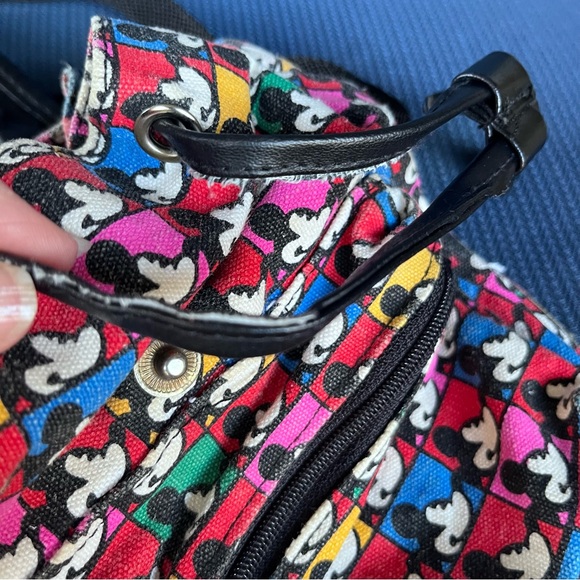 Disney Mickey Mini Backpack Bag Purse Mickey Mouse & Co Vintage - Picture 2 of 9